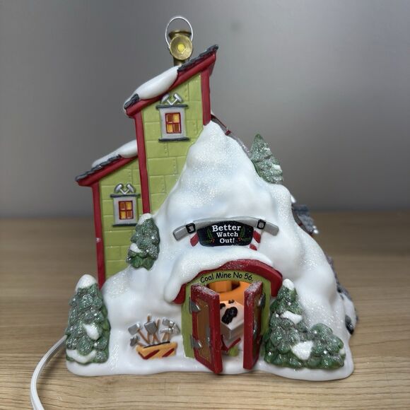 Department 56 Other - Deptartment 56 Better Watch Out Coal Mine #808923 North Pole Series 2010 Dept 56